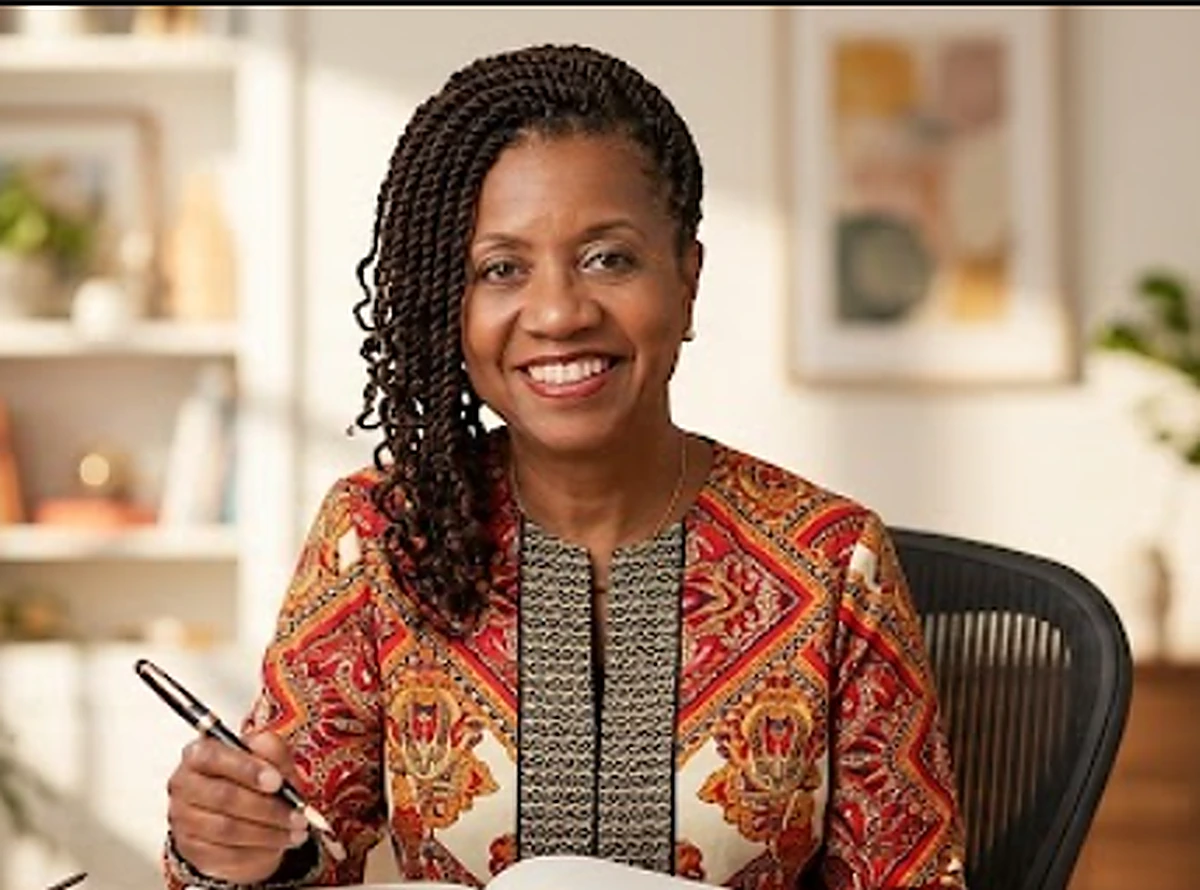 Dr. Carol J. Scott, MD, at her desk